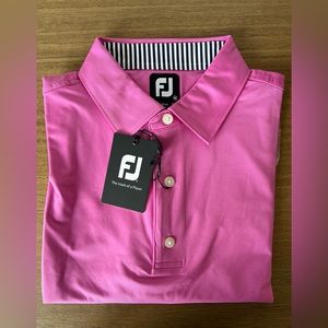 Brand new pink FootJoy performance golf shirt with original tags.  Size Medium.